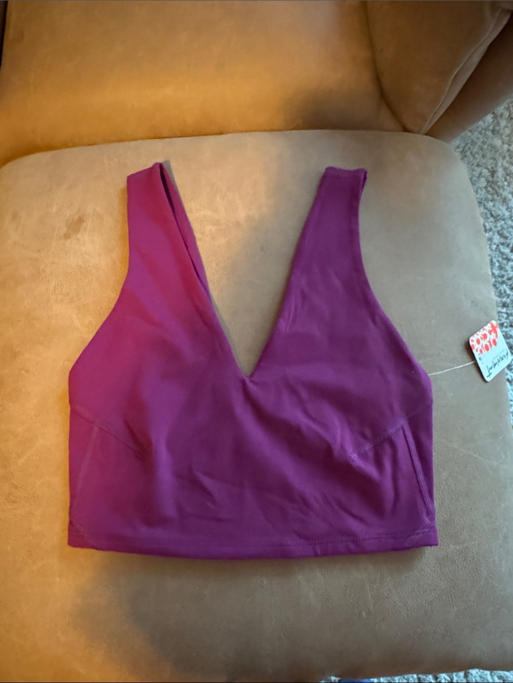 Free People Movement Never Better Crop Mulberry NWT